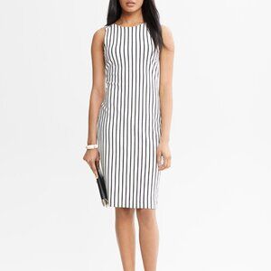 Mad Men® Collection Vertical-Stripe Dress | Banana Republic